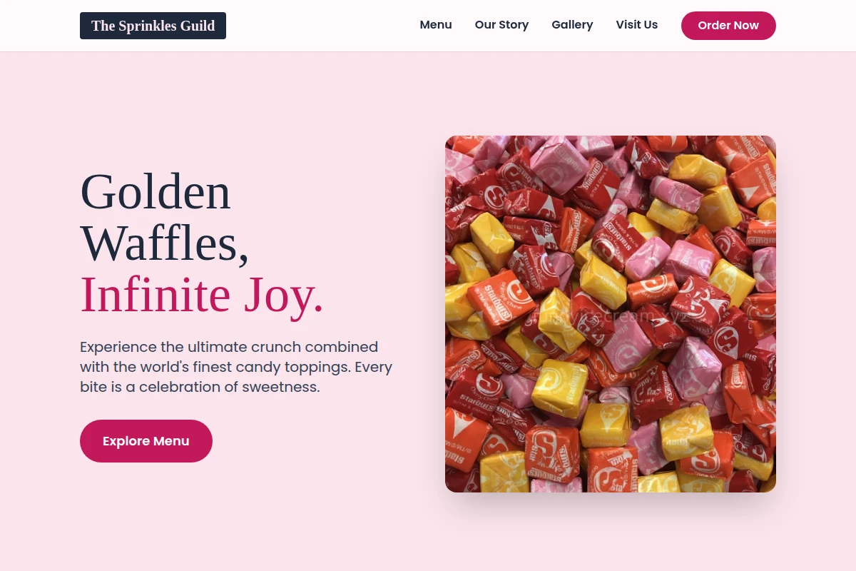 Waffle Candy
