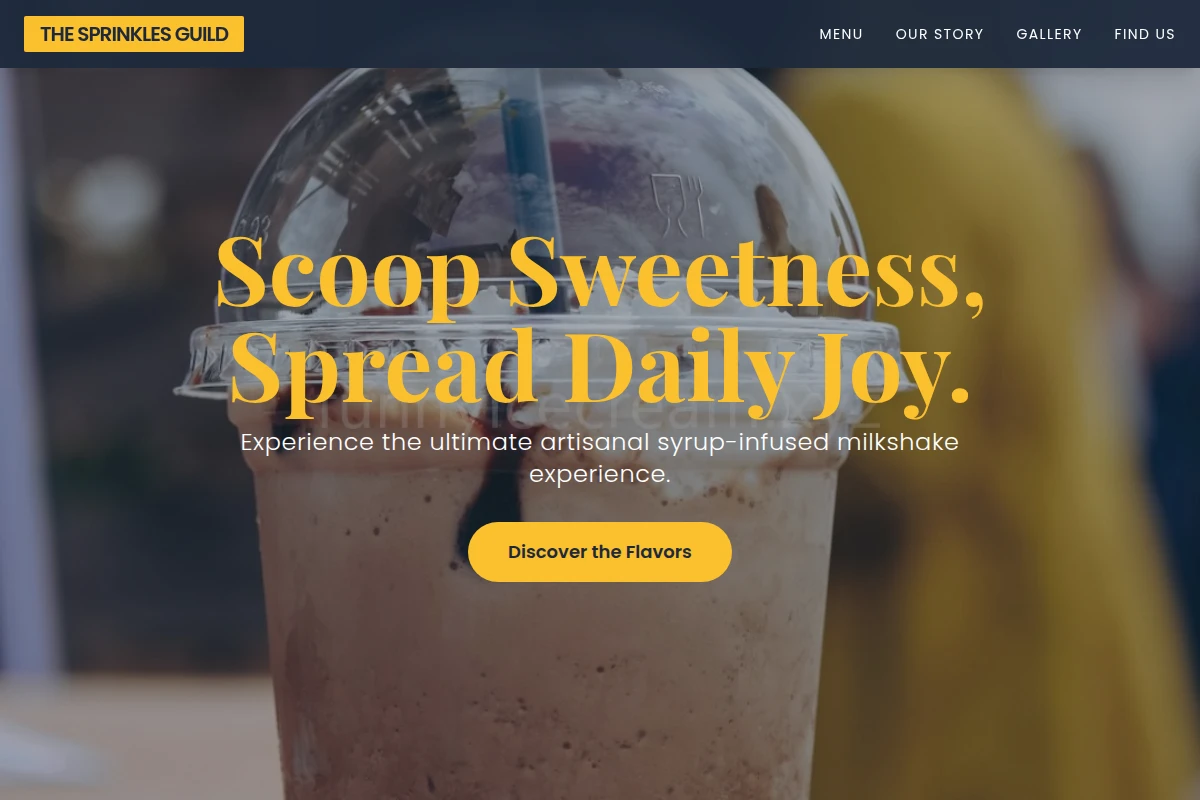 Syrup Milkshake